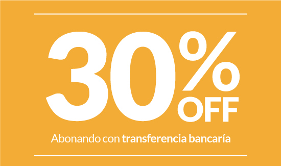 descuento con transferencia